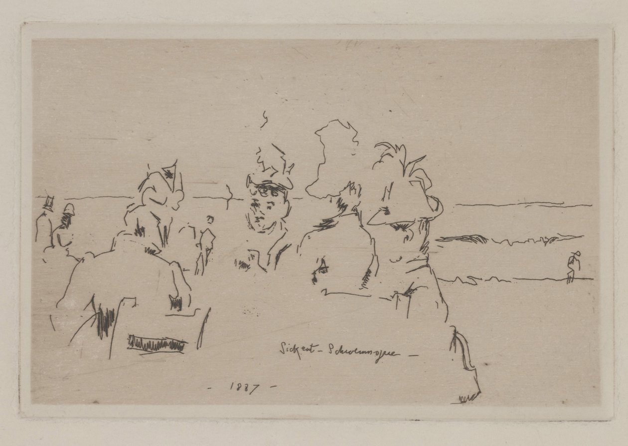 Scheveningen, Kaffeeklatsch (Jurut) tekijältä Walter Richard Sickert