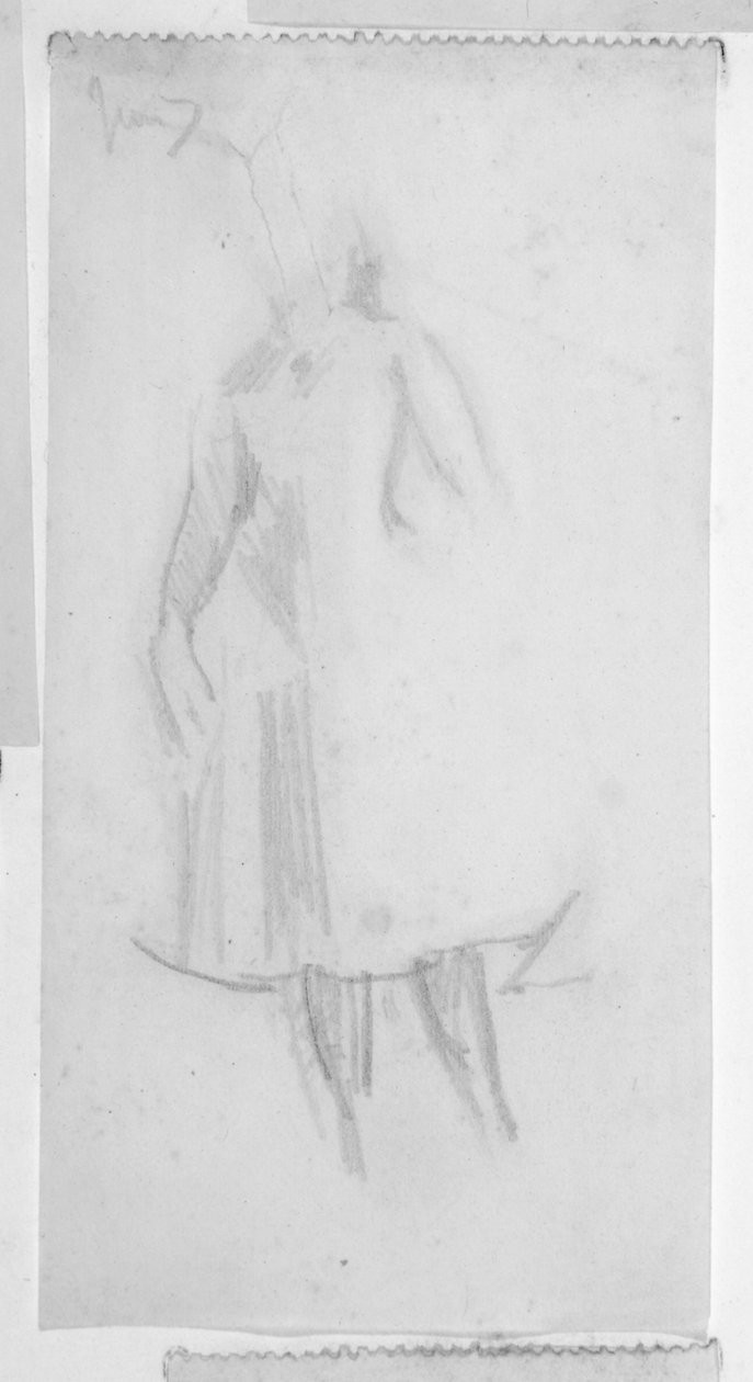 Luonnos naishahmosta tekijältä Walter Richard Sickert