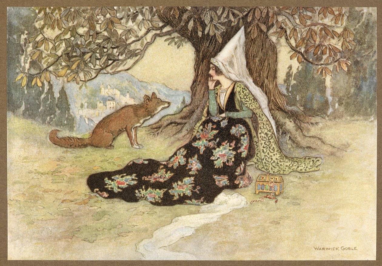 Grannonia ja kettu, Käärme. tekijältä Warwick Goble