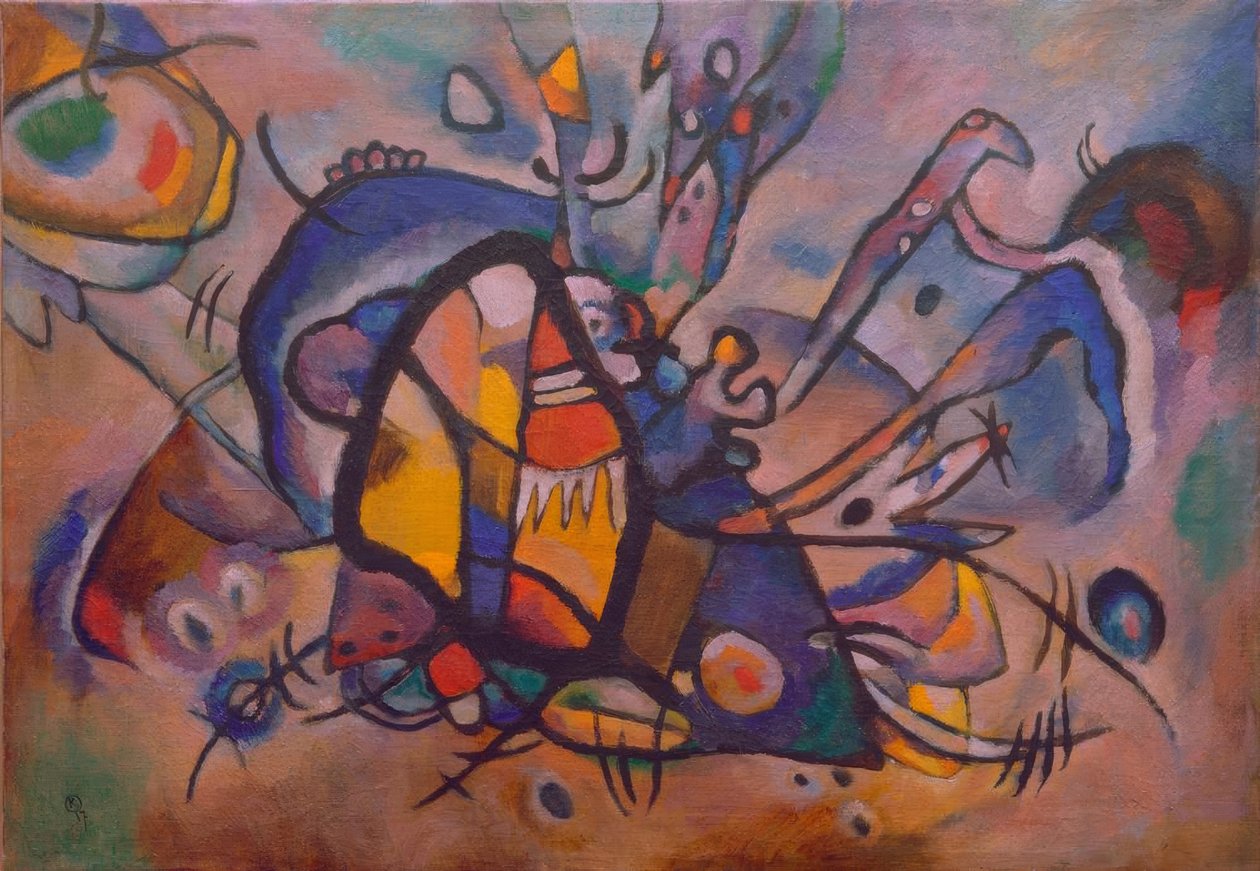 Abstrakti koostumus (Feuervogel) tekijältä Wassily Kandinsky