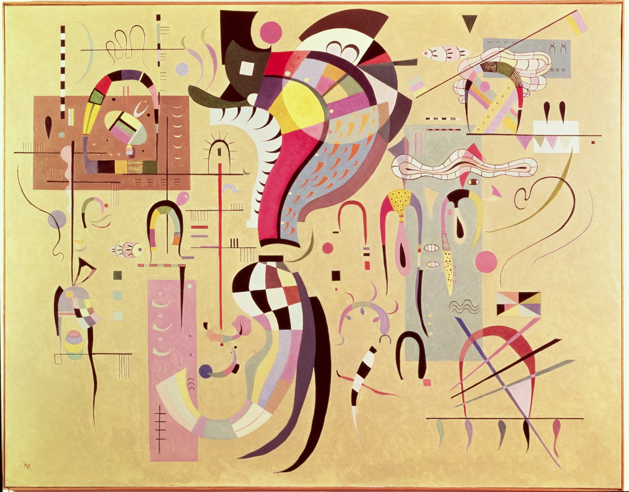 Mukana oleva keskus, 1937 tekijältä Wassily Kandinsky