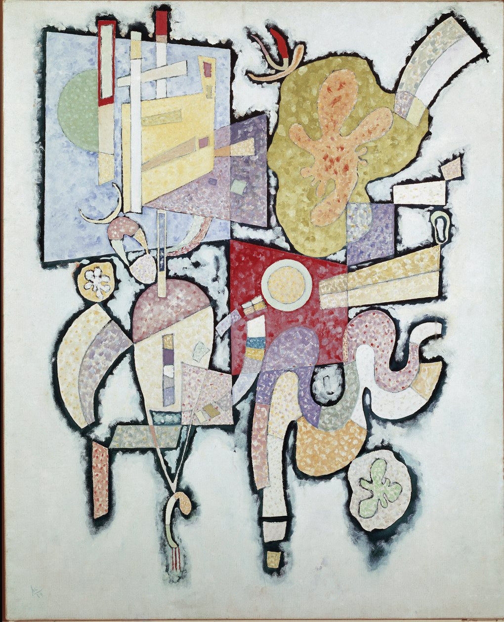 Moniselitteisyys - Vassily Kandinskyn maalaus (tai Wassily Kandinski tai Kandinskij, 1866-1944), 1939. Paris, Musee National dArt Moderne, Centre Pompidou tekijältä Wassily Kandinsky