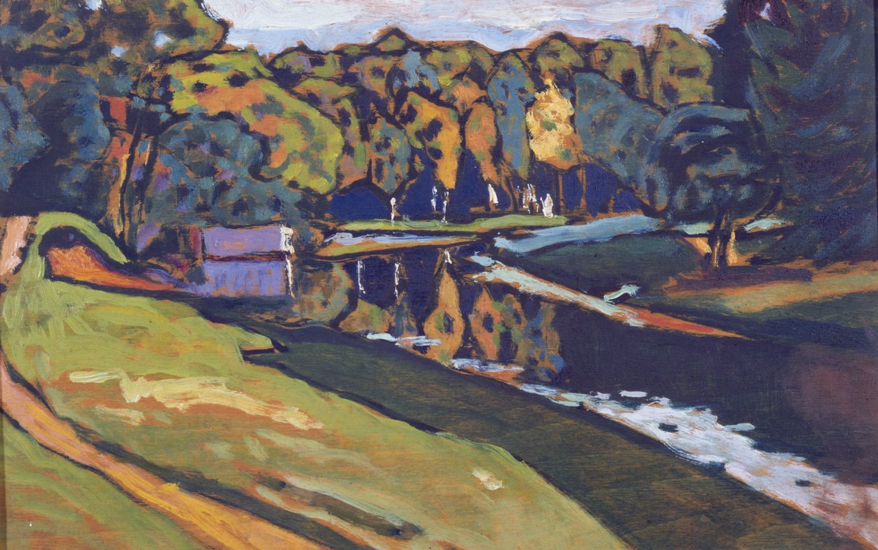 Syksy, opiskelu, 1905 tekijältä Wassily Kandinsky