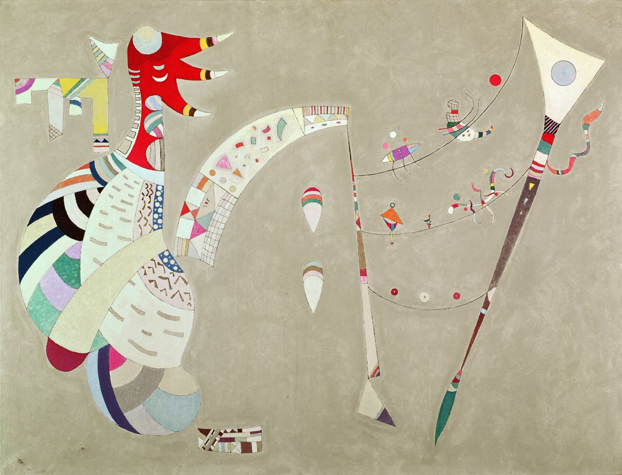 Tasapainoinen, 1942 tekijältä Wassily Kandinsky