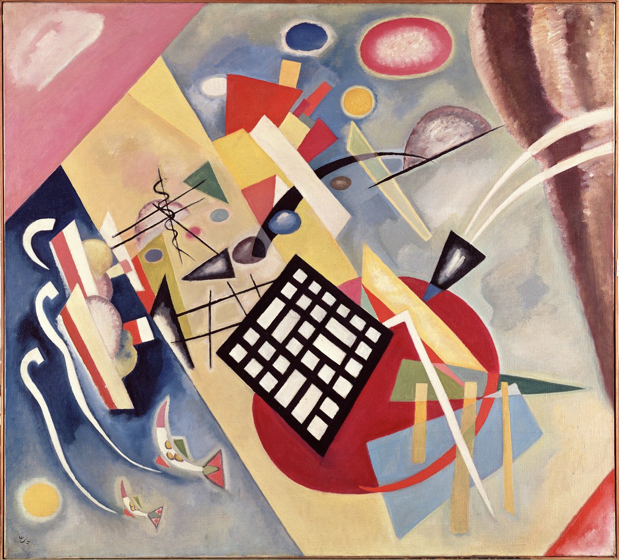 Musta kehys, 1922 tekijältä Wassily Kandinsky