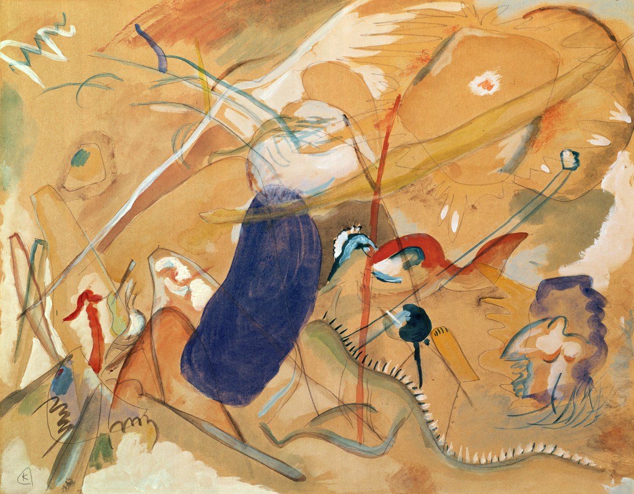 Blaricum tekijältä Wassily Kandinsky