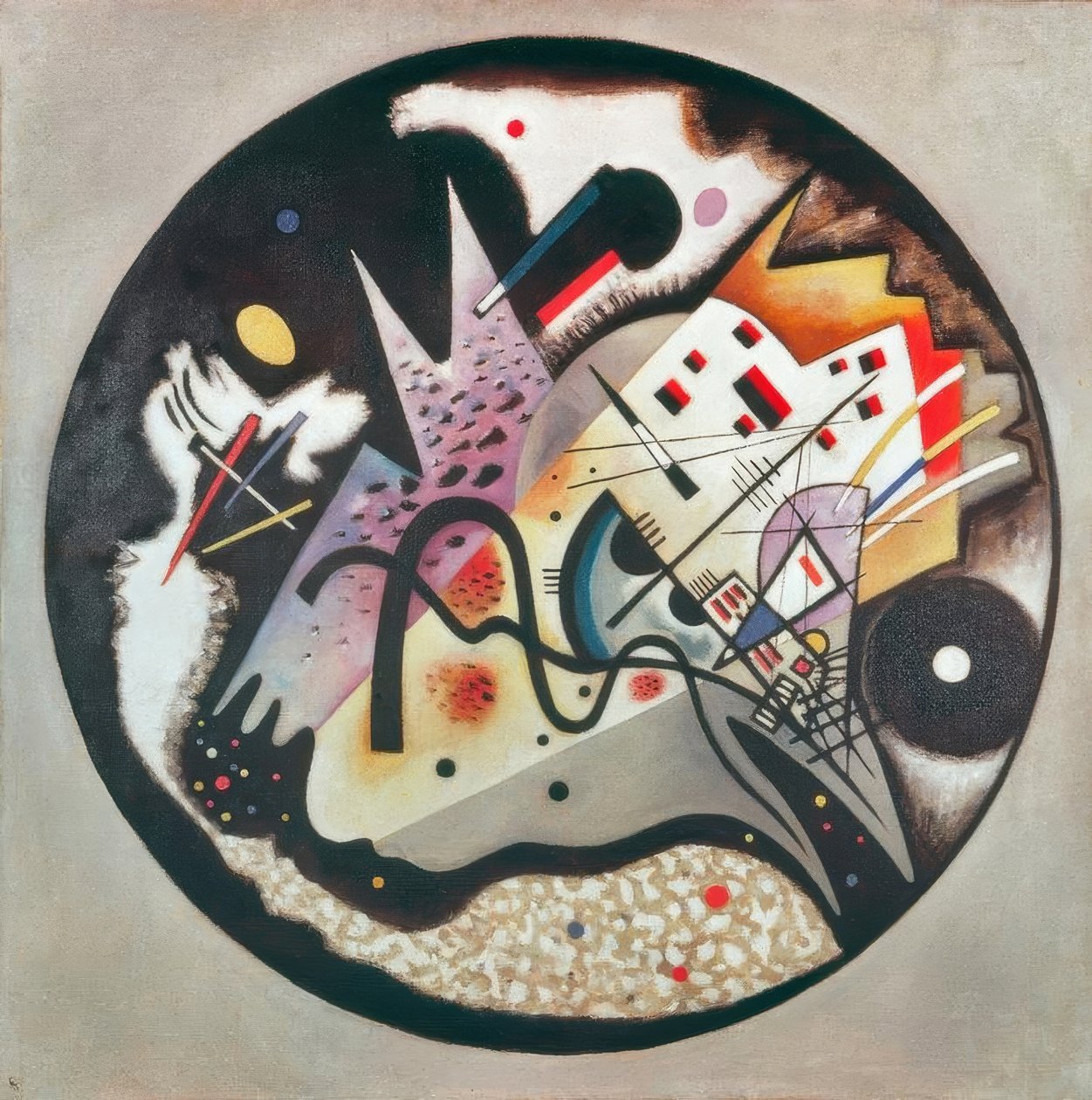 Dans le cercle noir tekijältä Wassily Kandinsky