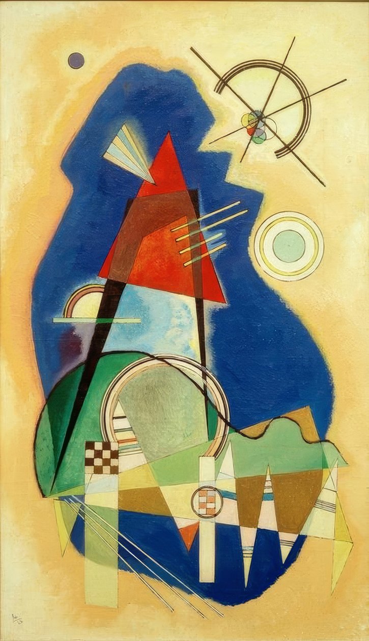 Diskretes Blau tekijältä Wassily Kandinsky