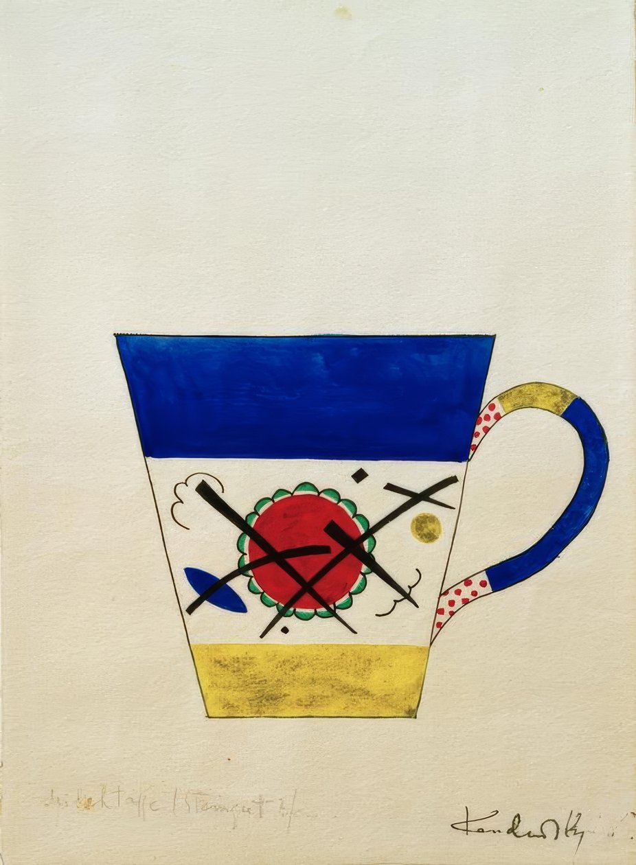 Entwurf für eine Milchtasse tekijältä Wassily Kandinsky