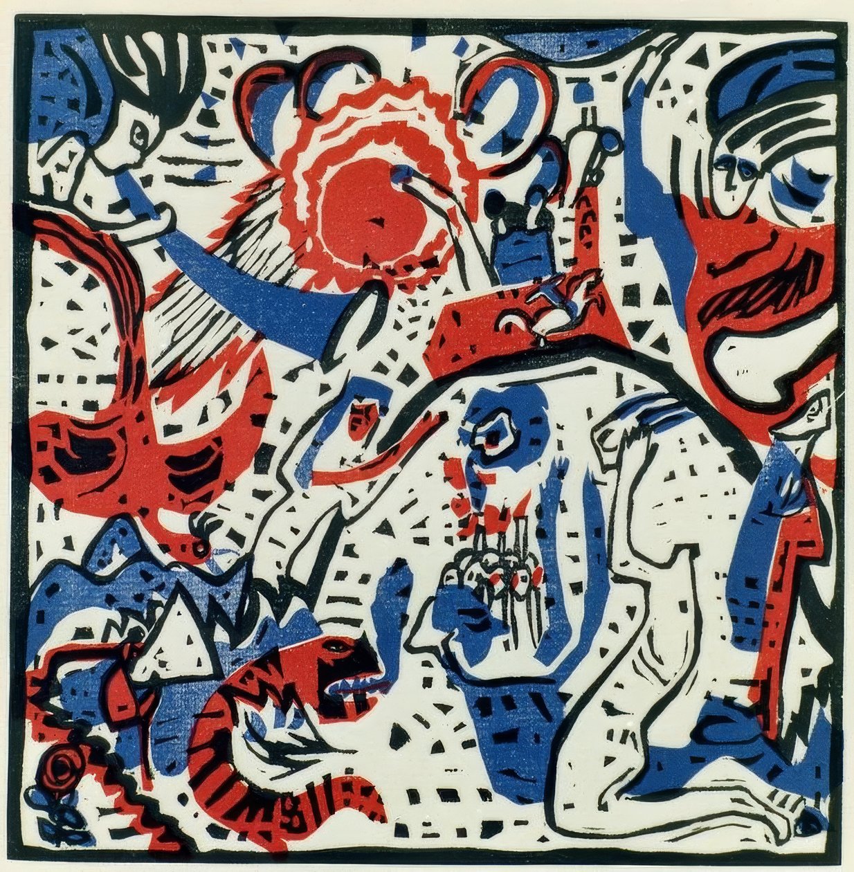 Große Auferstehung tekijältä Wassily Kandinsky