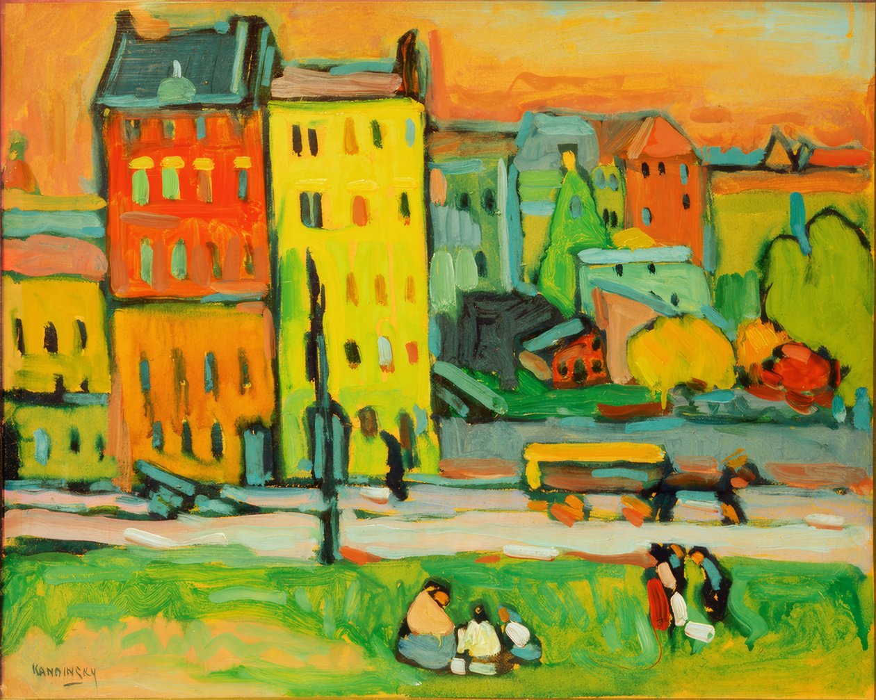 Häuser Münchenissä tekijältä Wassily Kandinsky