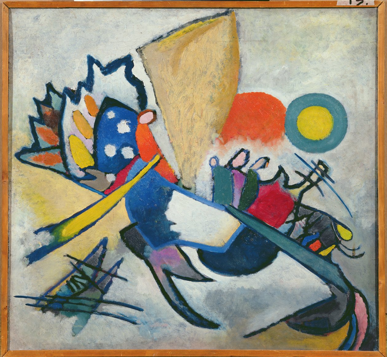 Improvisaatio 209, 1917 tekijältä Wassily Kandinsky