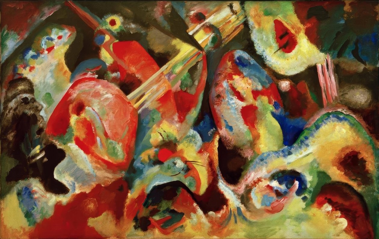 Improvisaatio Sintflut tekijältä Wassily Kandinsky