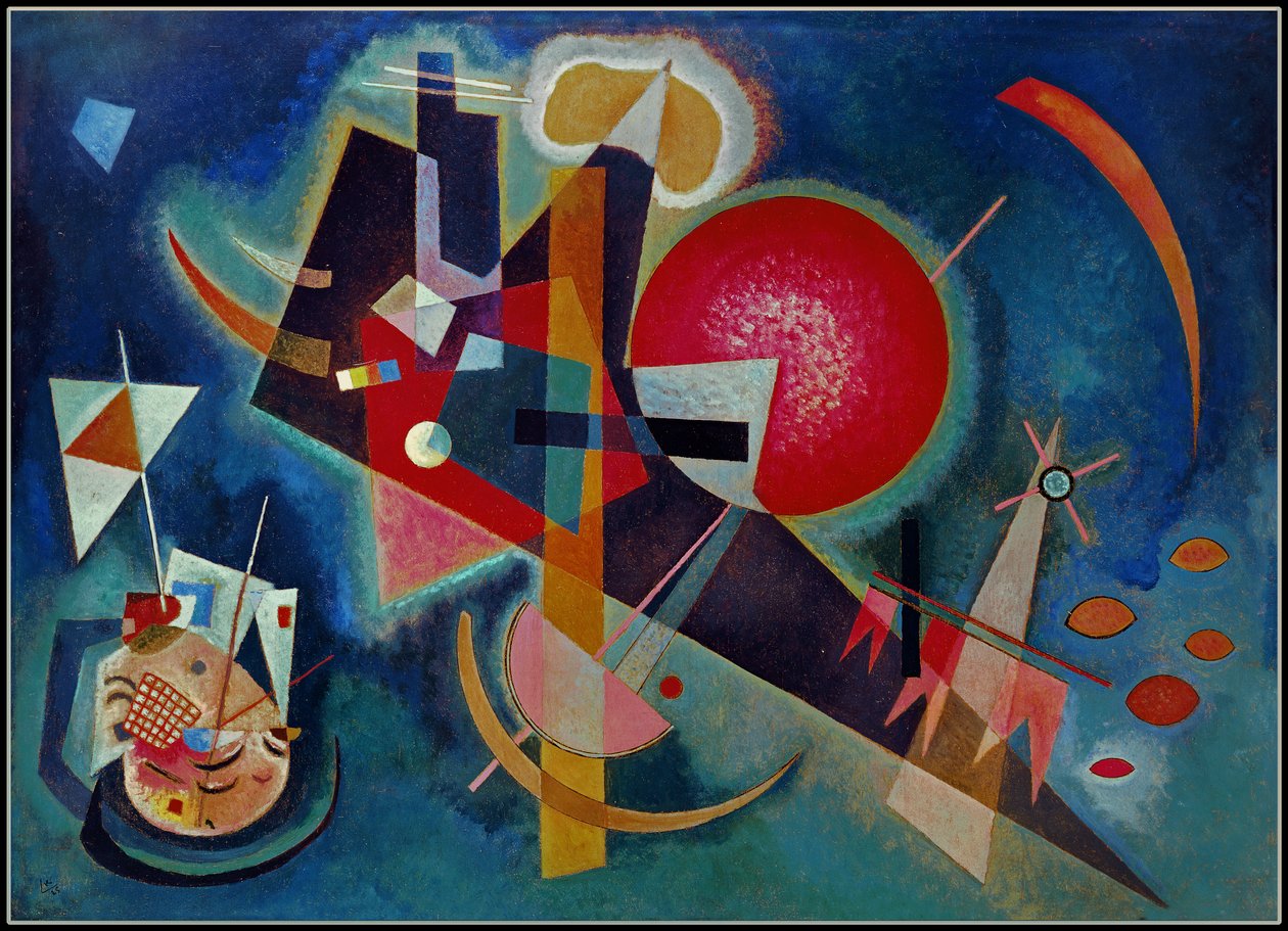 Sinisessä, 1925 tekijältä Wassily Kandinsky