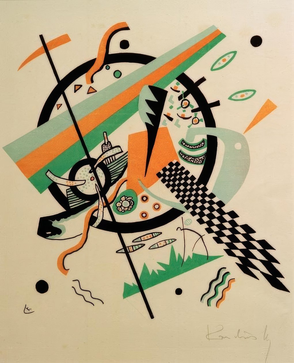 Kleine Welten IV tekijältä Wassily Kandinsky