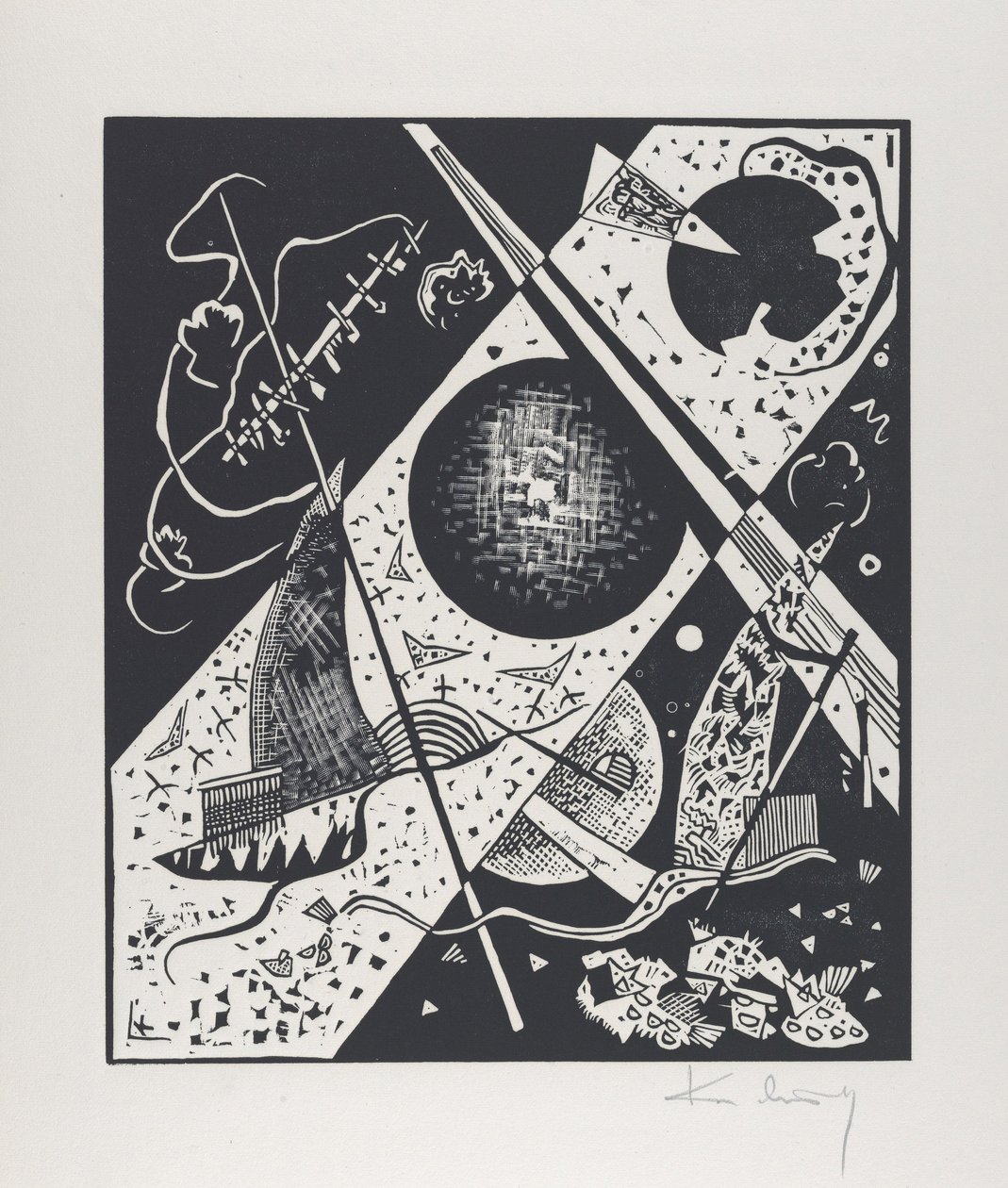 Kleine Welten VI (Small Worlds VI), 1922 finn tekijältä Wassily Kandinsky