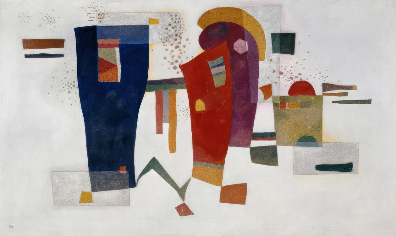 Kontrast mit Begleitung tekijältä Wassily Kandinsky
