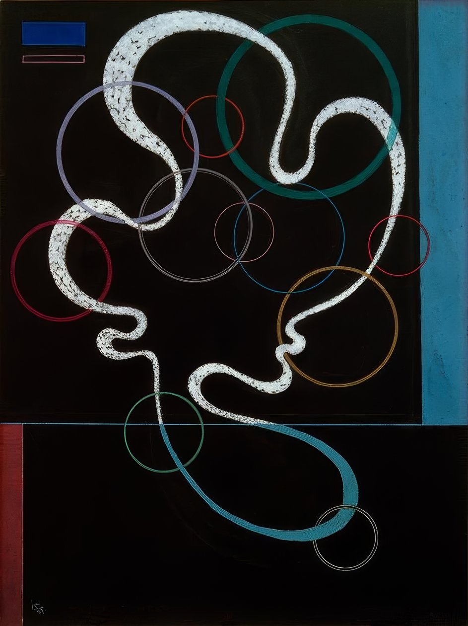 Linie mit Begleitung tekijältä Wassily Kandinsky