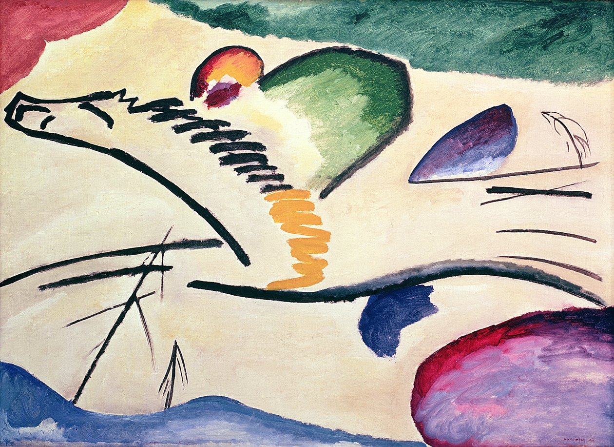 Lyyrinen, 1911 tekijältä Wassily Kandinsky