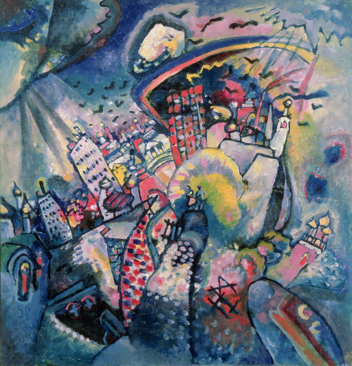 Moskova I, 1916 tekijältä Wassily Kandinsky