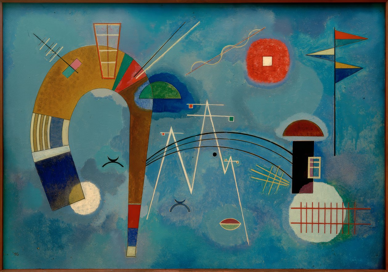 Rond et pointu tekijältä Wassily Kandinsky