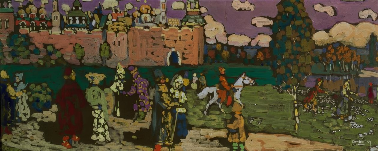 Venäläinen Szene tekijältä Wassily Kandinsky