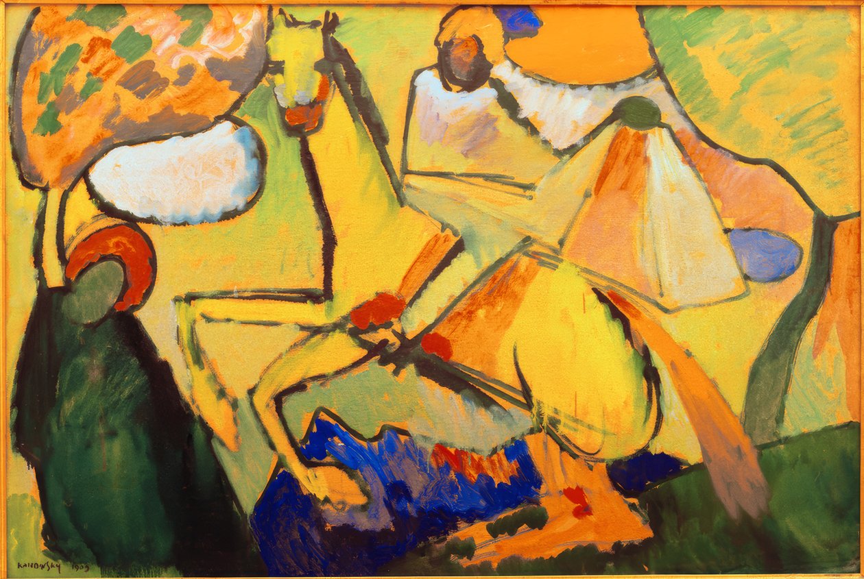 Skizze (Reiter) tekijältä Wassily Kandinsky