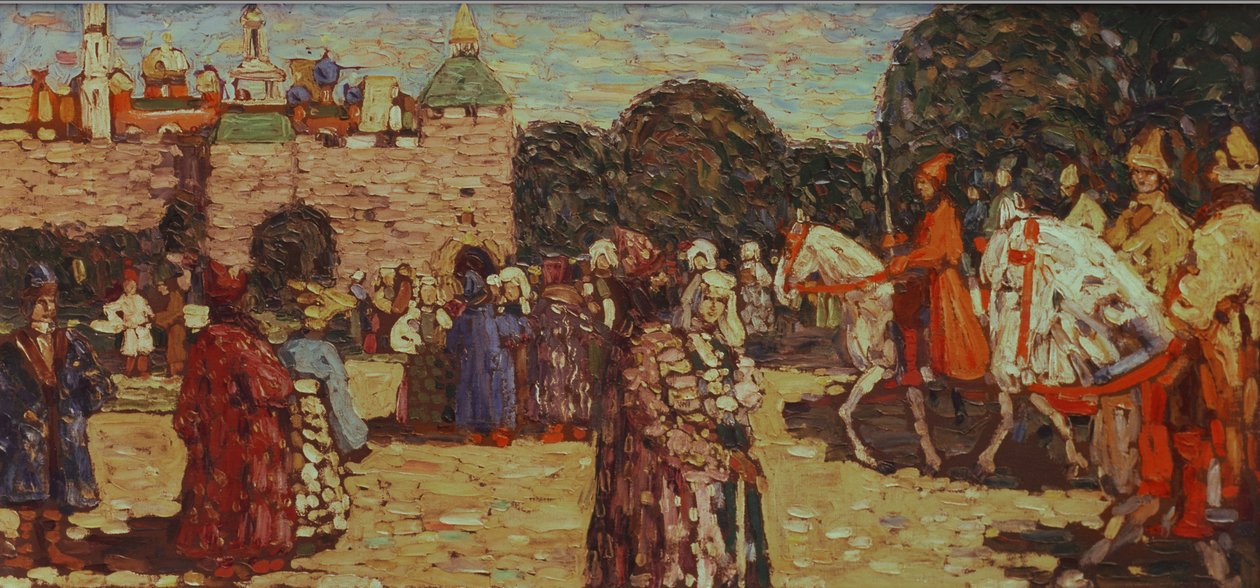 Sunnuntai, Vanha Venäjä, 1904 tekijältä Wassily Kandinsky