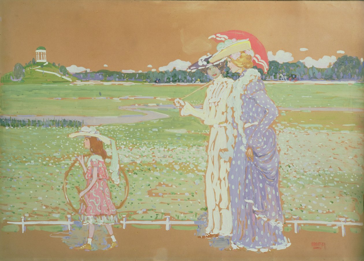 Kävelymatka, 1903 tekijältä Wassily Kandinsky