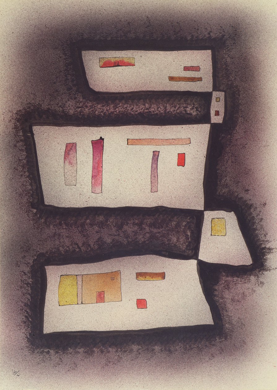 Verhalten, 1931 (wc) tekijältä Wassily Kandinsky