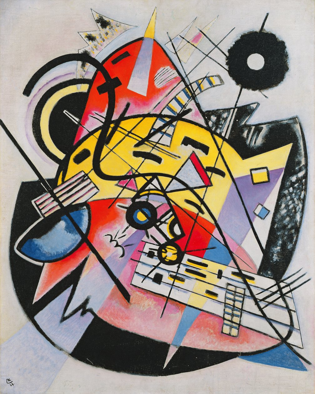 Valkoinen piste tekijältä Wassily Kandinsky