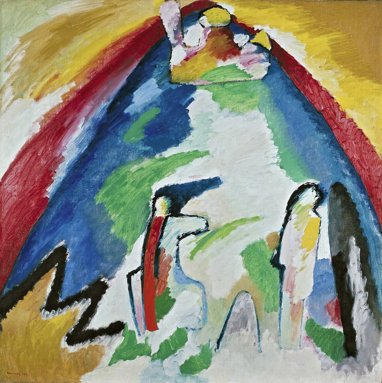 Vuori, 1909. tekijältä Wassily Kandinsky