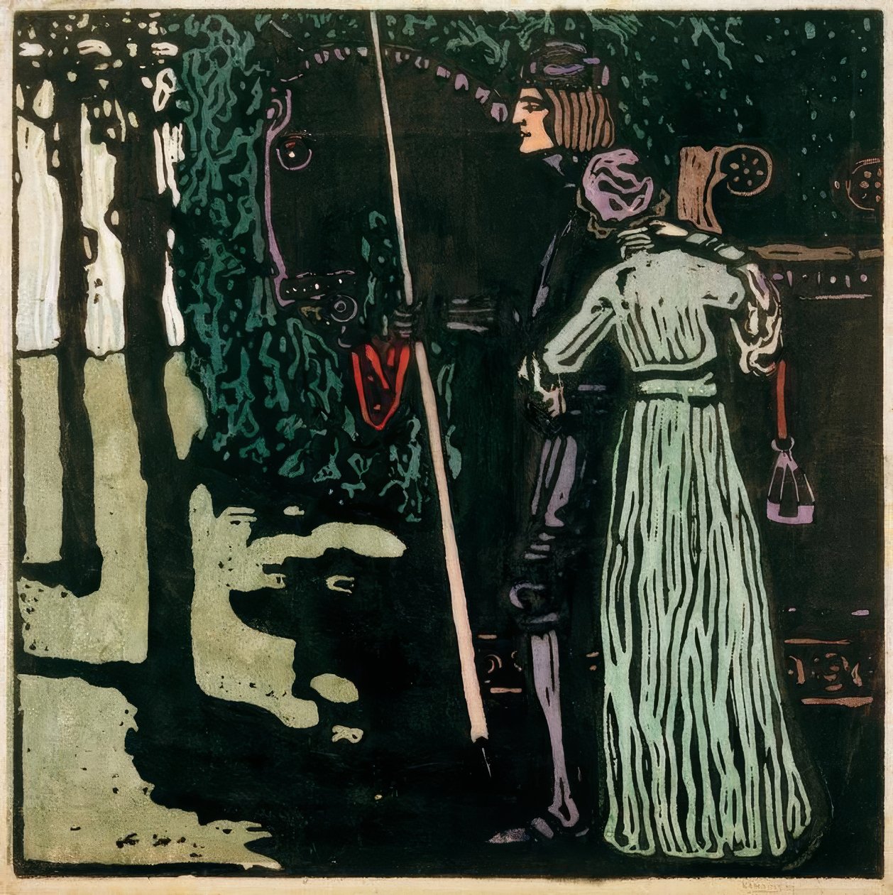 Abschied – Grosse Fassung tekijältä Wassily Kandinsky