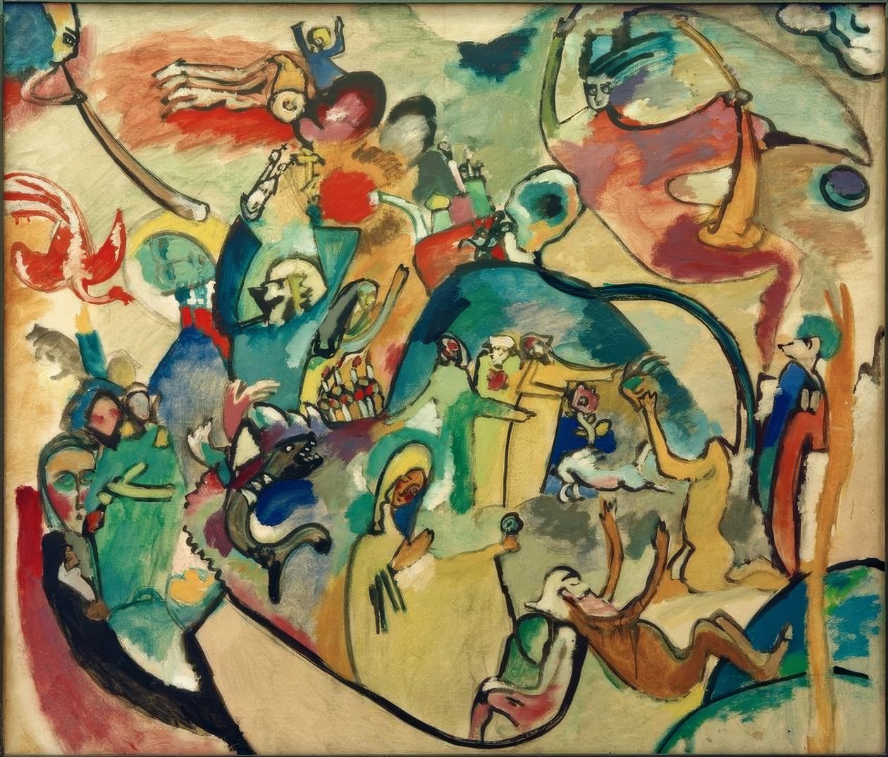 Allerheiligen II tekijältä Wassily Kandinsky