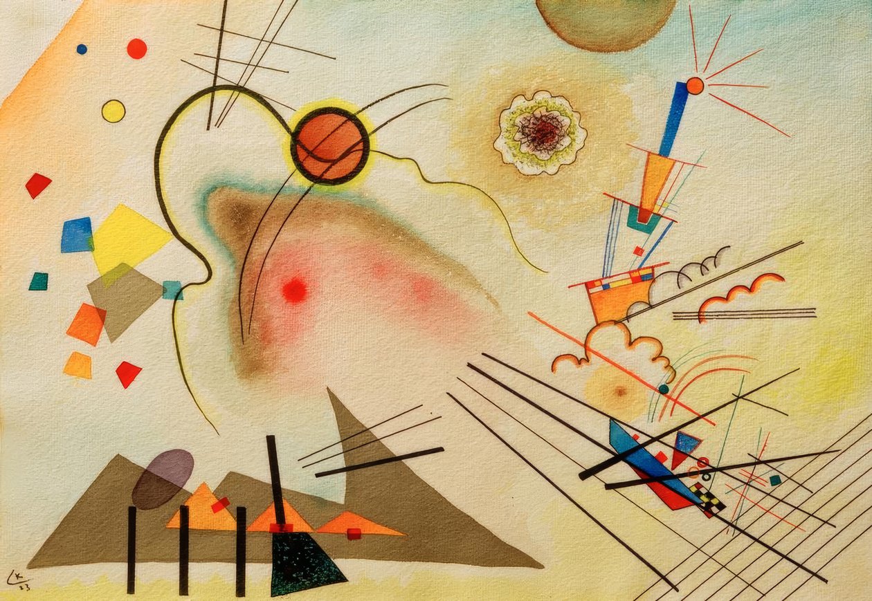 Aquarell nro 606 tekijältä Wassily Kandinsky