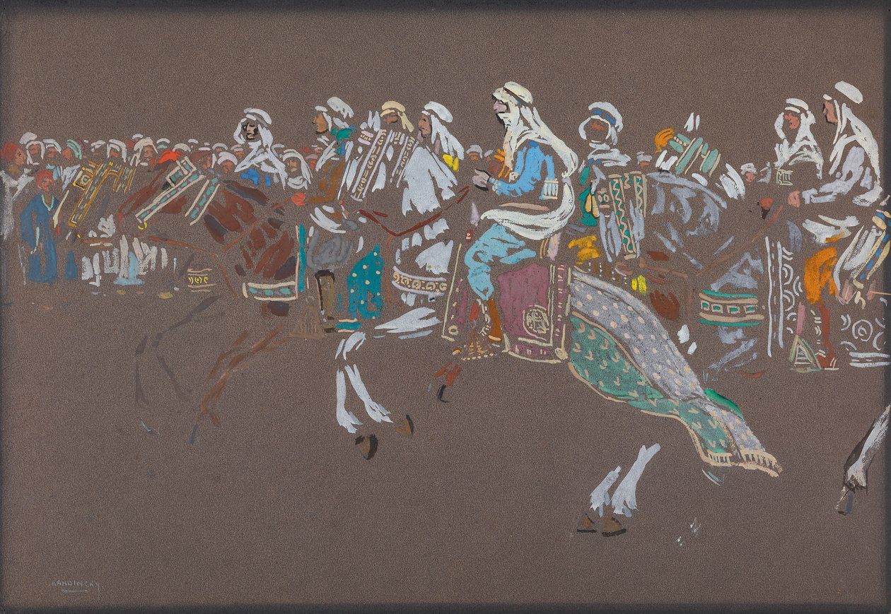 Arabian ratsuväki tekijältä Wassily Kandinsky