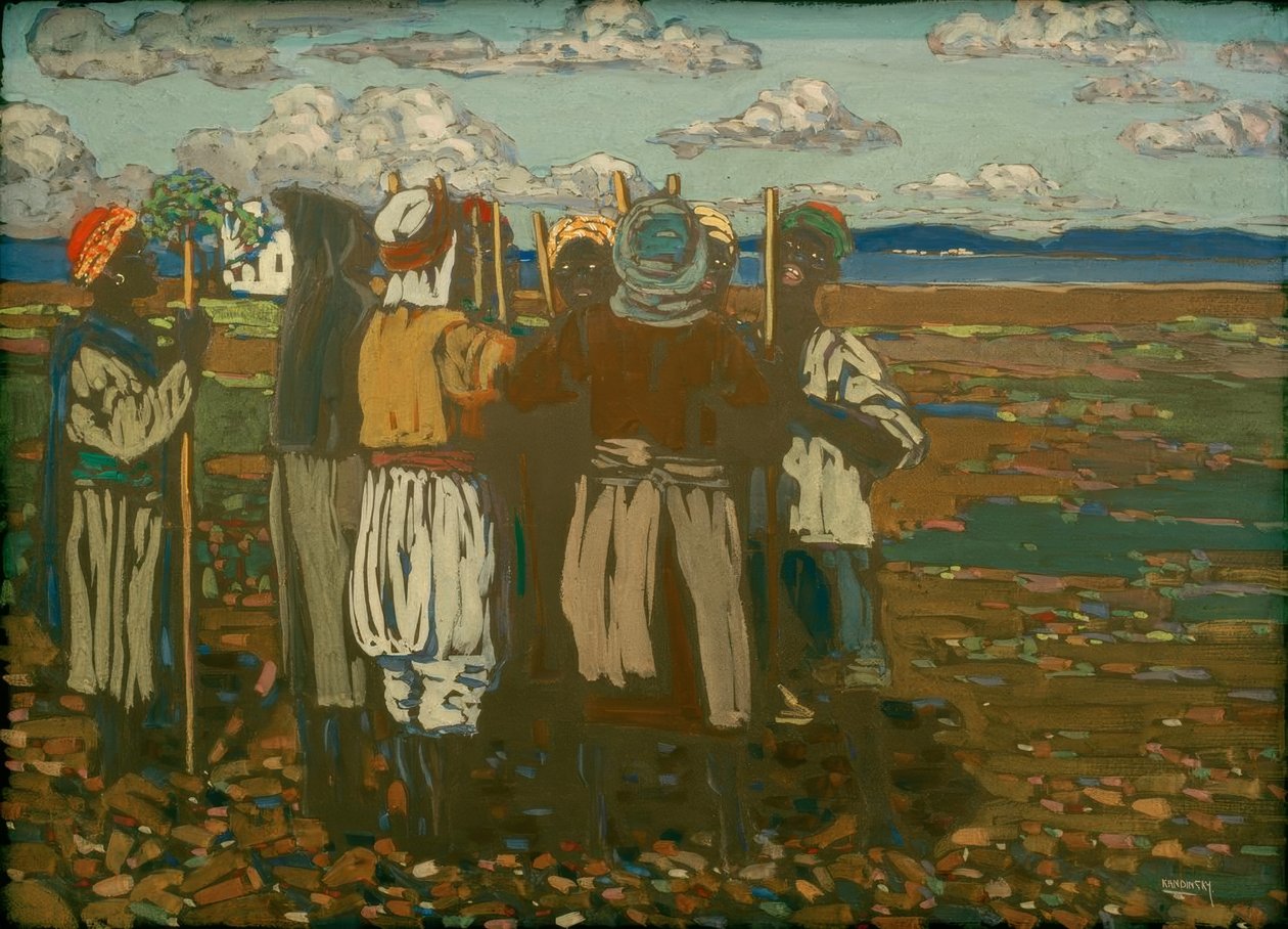 Työssäkäyviä orjia tekijältä Wassily Kandinsky
