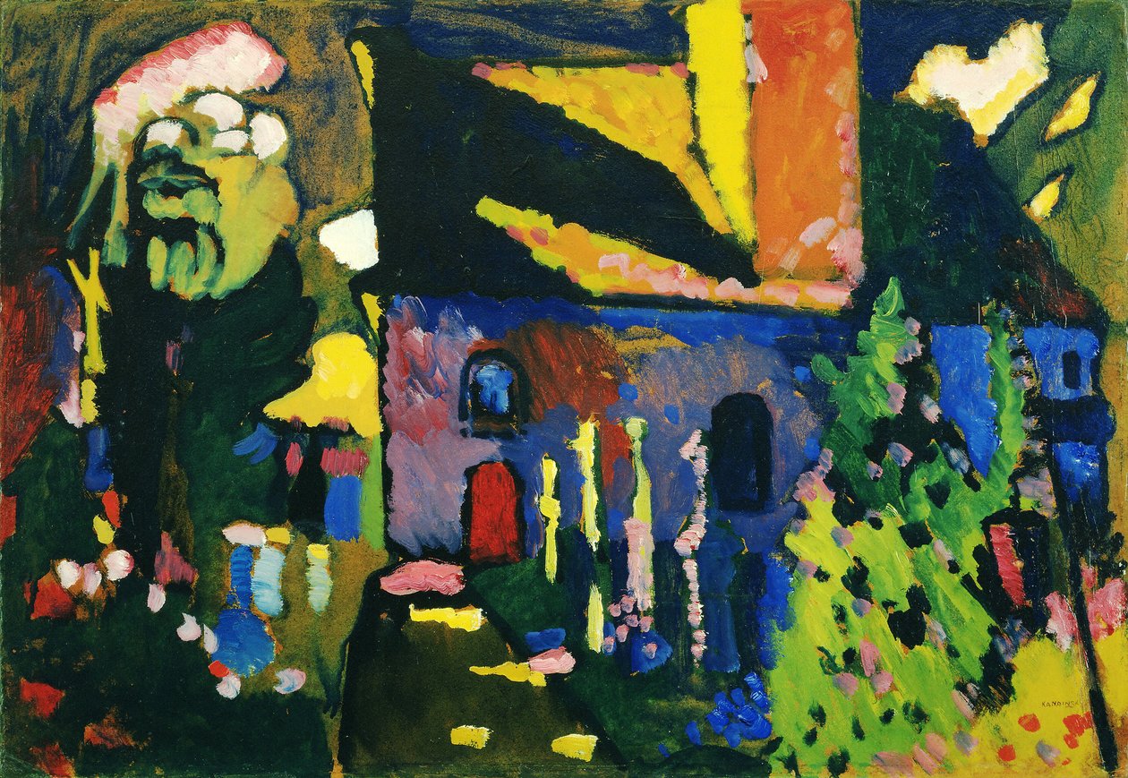 Murnaun kirkko tekijältä Wassily Kandinsky