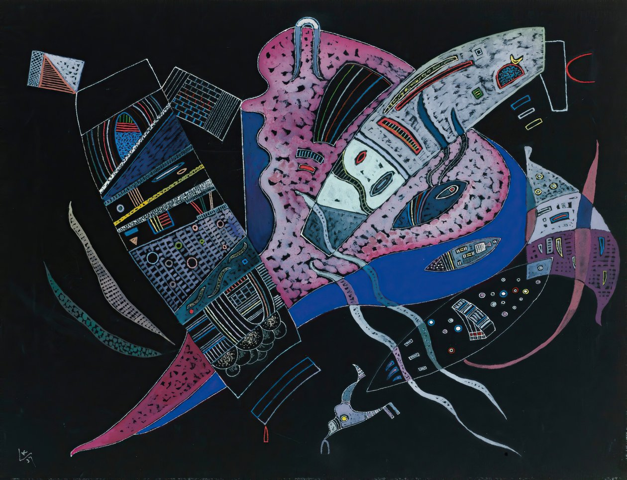 Keskitetty, 1937. tekijältä Wassily Kandinsky
