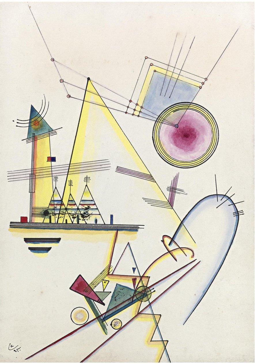 Herkkä sielu, 1925 tekijältä Wassily Kandinsky