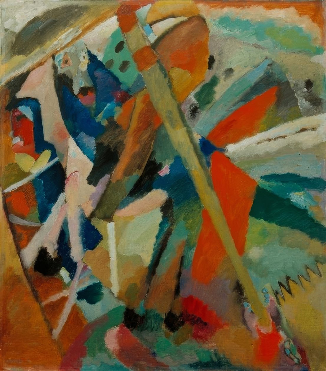 Der heilige Georg tekijältä Wassily Kandinsky