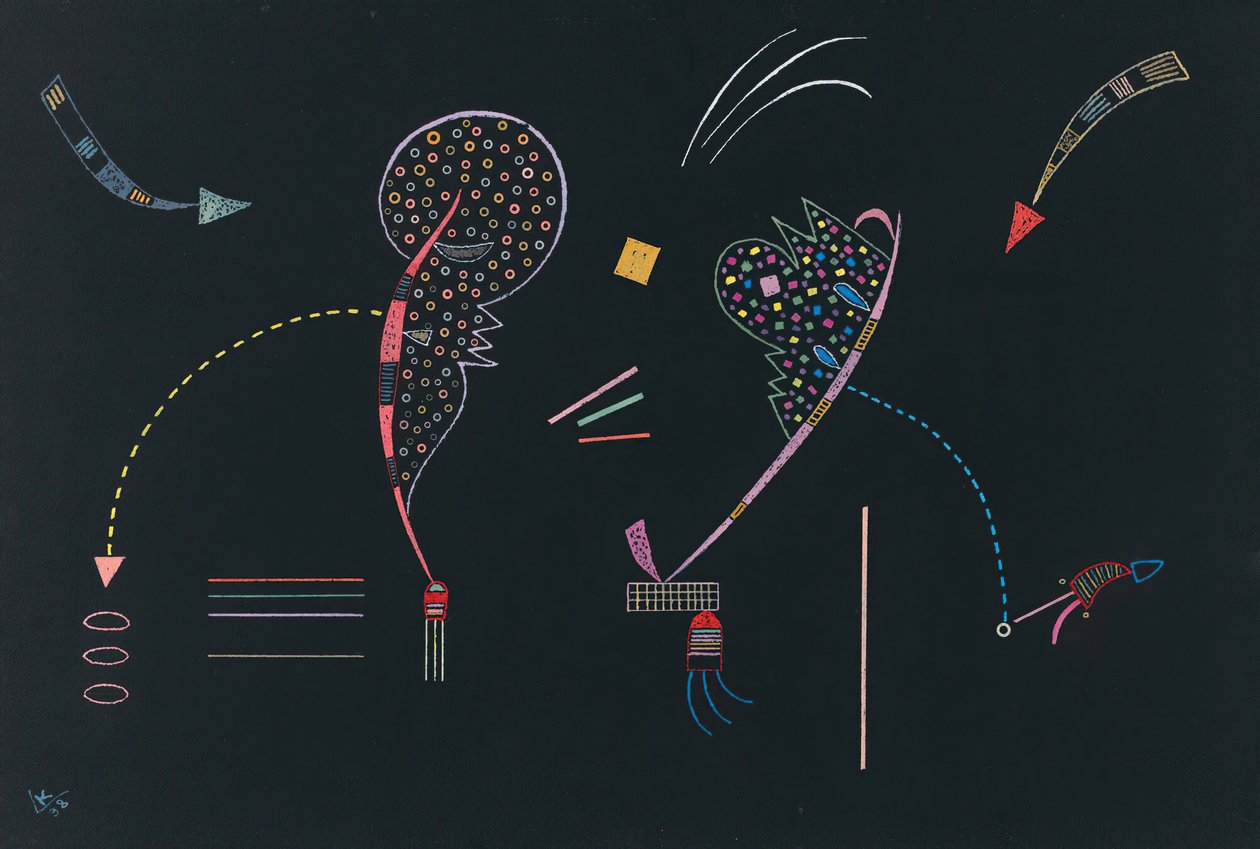 Two Coasts, 1938. tekijältä Wassily Kandinsky