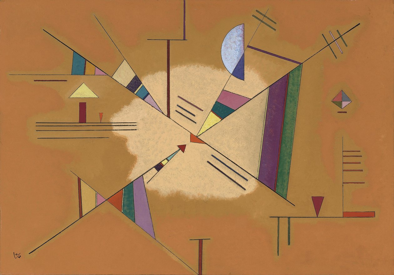 Diagonaali, 1930 tekijältä Wassily Kandinsky
