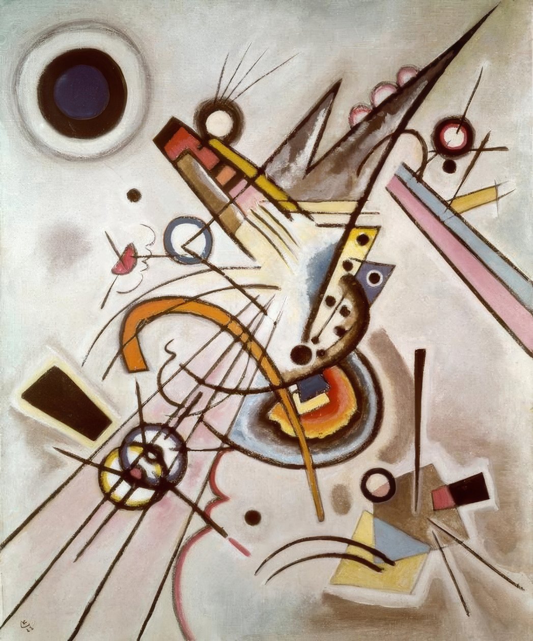 Diagonaalinen tekijältä Wassily Kandinsky