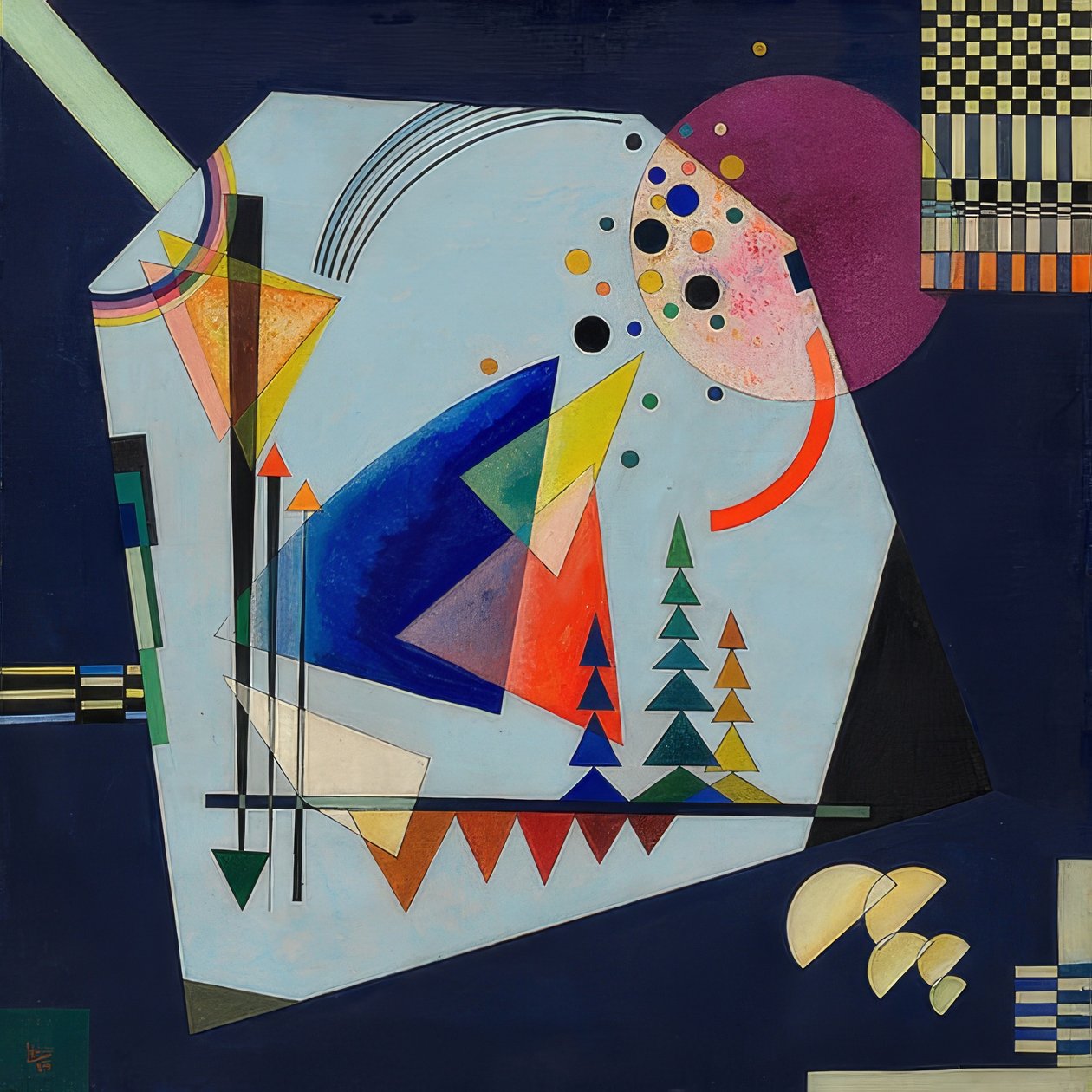 Kolme ääntä. 1926 tekijältä Wassily Kandinsky