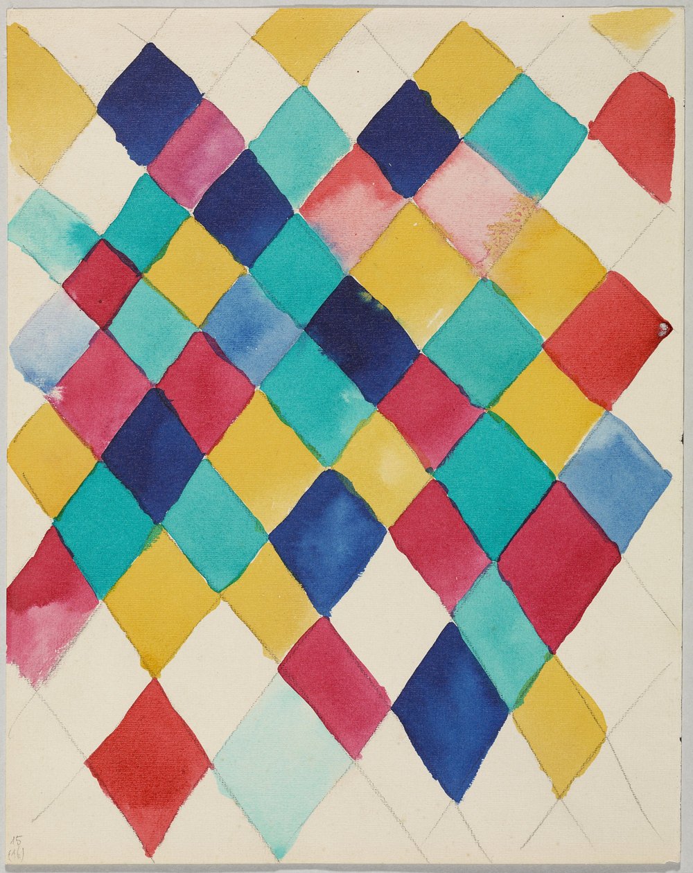 Väritutkimus rombilla tekijältä Wassily Kandinsky