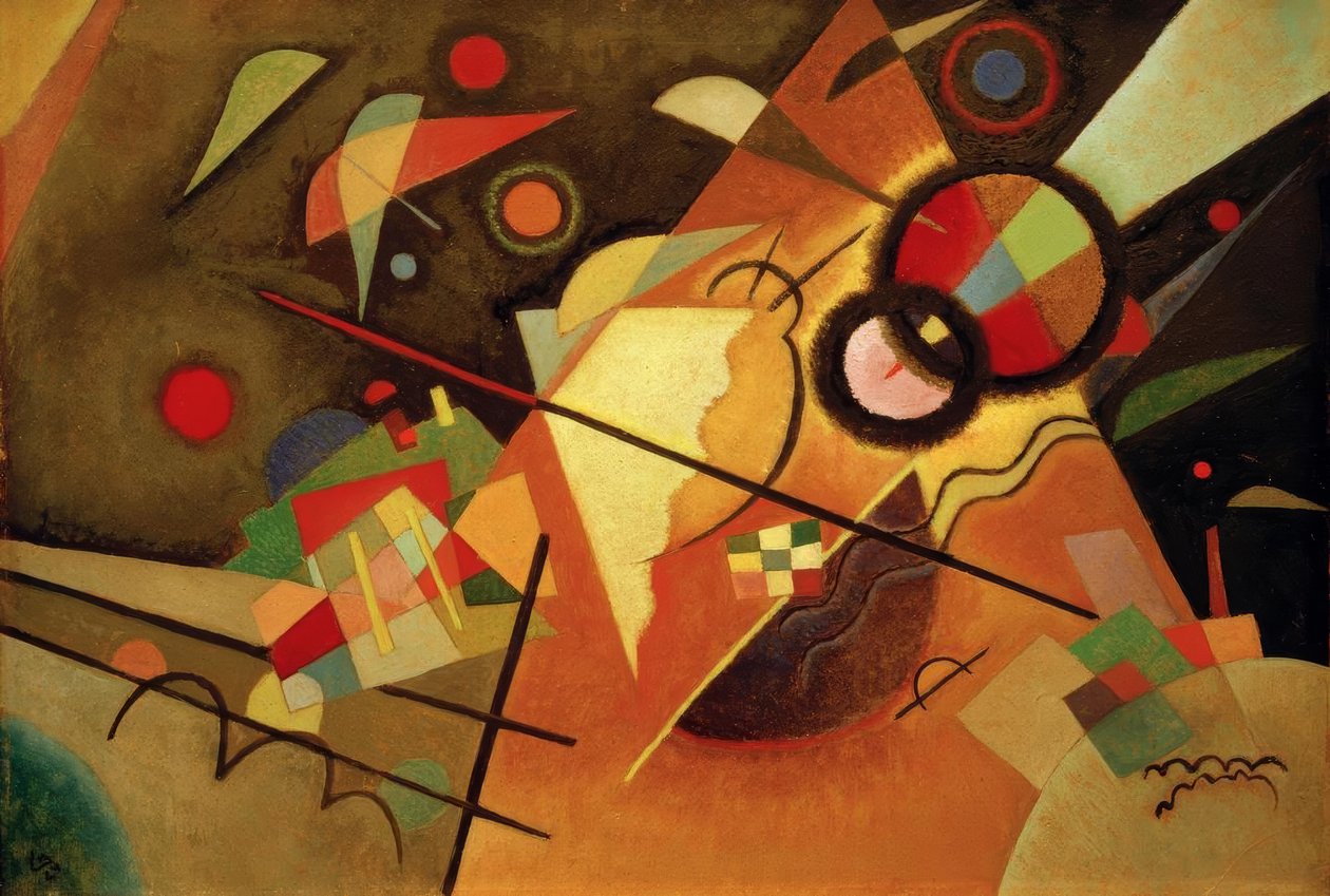 Keltainen kärki tekijältä Wassily Kandinsky