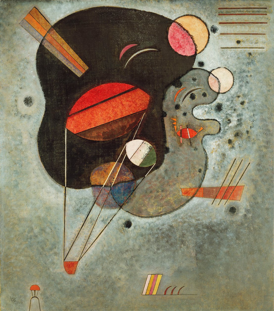 Leijuva printti tekijältä Wassily Kandinsky