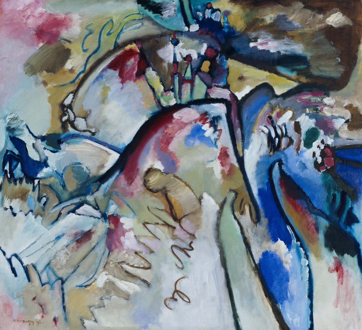 Improvisaatio 21 a tekijältä Wassily Kandinsky