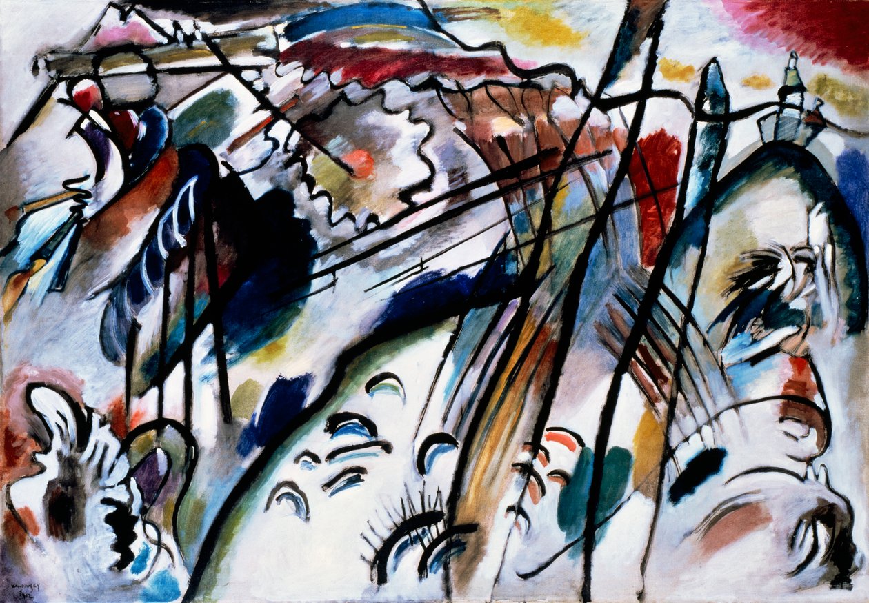 Improvisaatio 28 (toinen versio) tekijältä Wassily Kandinsky
